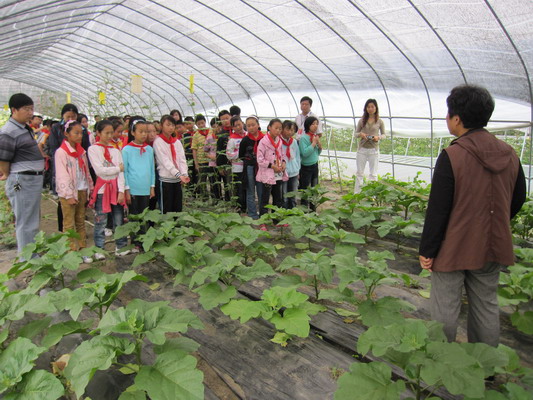 ͬѧ���߽��������ֻ����߲˴�������ũҵר�ҽ���ũ���������Ƽ�֪ʶ