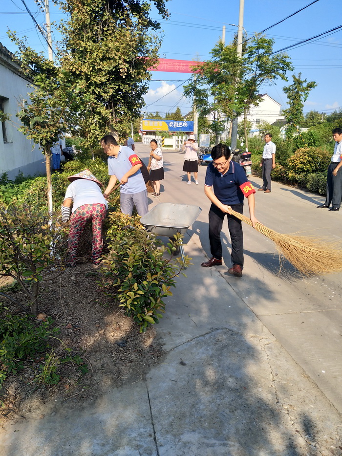 积极参与野芹村“庄台整治”工作